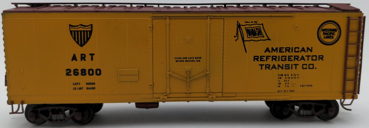 American Models 203 S Scale ART Hi-Rail Boxcar Kit #26800 EX/Box