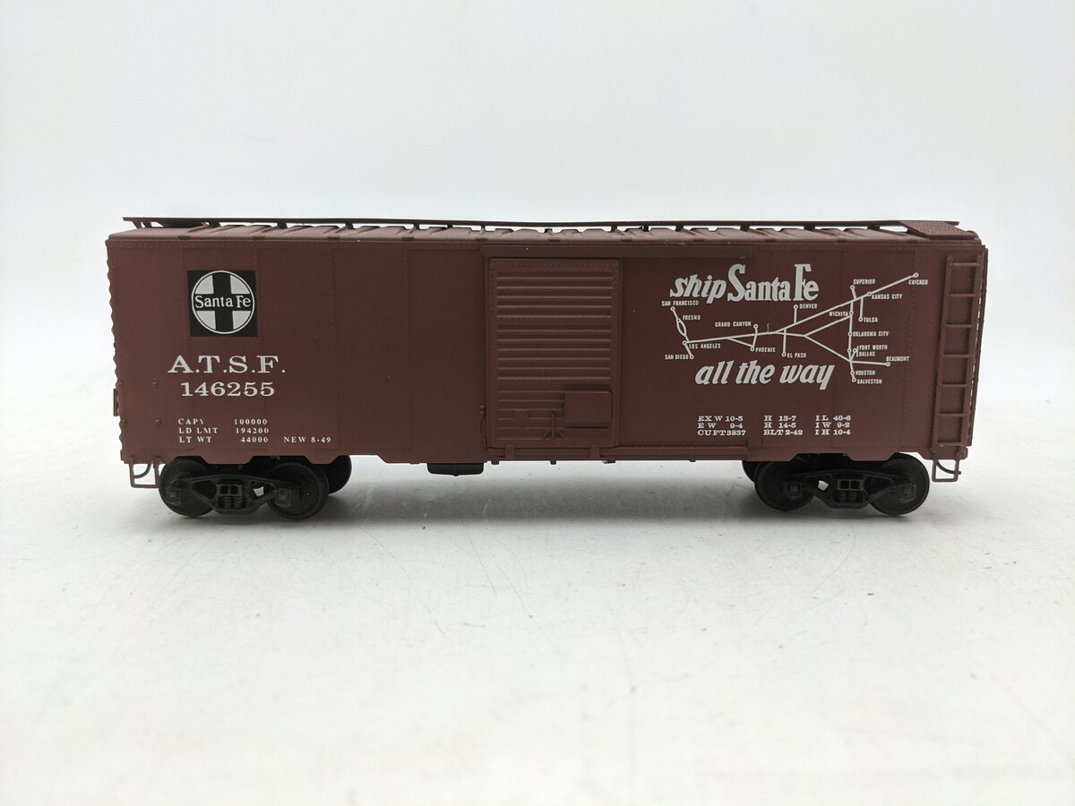 American Models 1115 S Scale Santa Fe 40' Box Car #146255 EX/Box