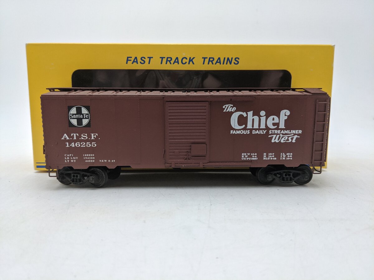 American Models 1115 S Scale Santa Fe 40' Box Car #146255 EX/Box