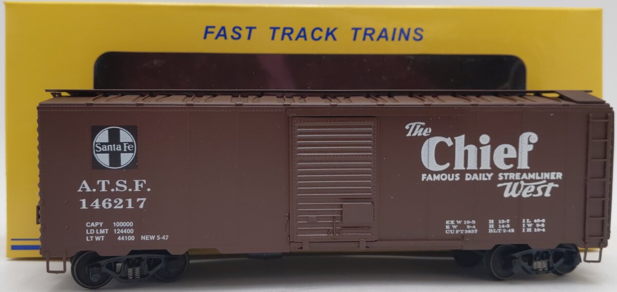 American Models 1115 S Scale Santa Fe 40' Box Car #146217 EX/Box