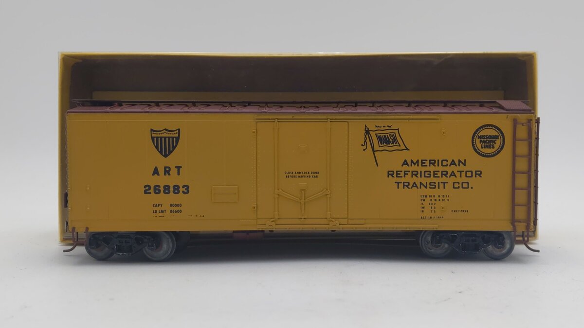 American Models 203 S Scale ART Hi-Rail Boxcar Kit #26883 LN/Box