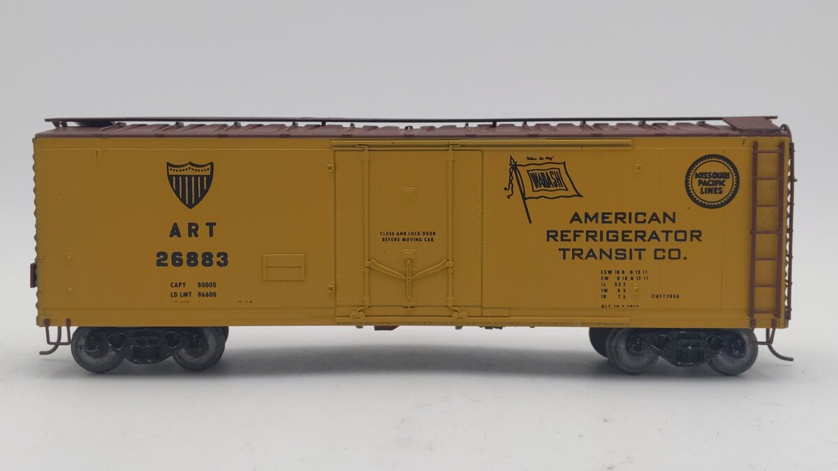 American Models 203 S Scale ART Hi-Rail Boxcar Kit #26883 LN/Box