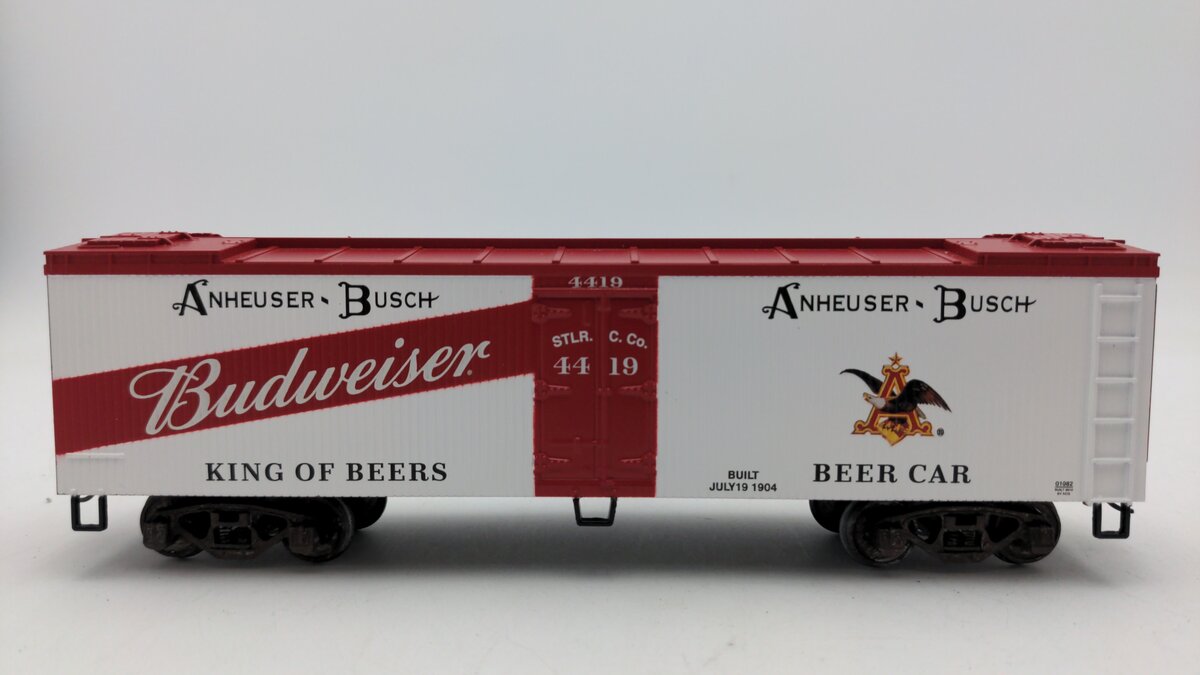 American Flyer 19-01082 S Scale Anheuser-Busch Budweiser Reefer Car #4419 EX/Box