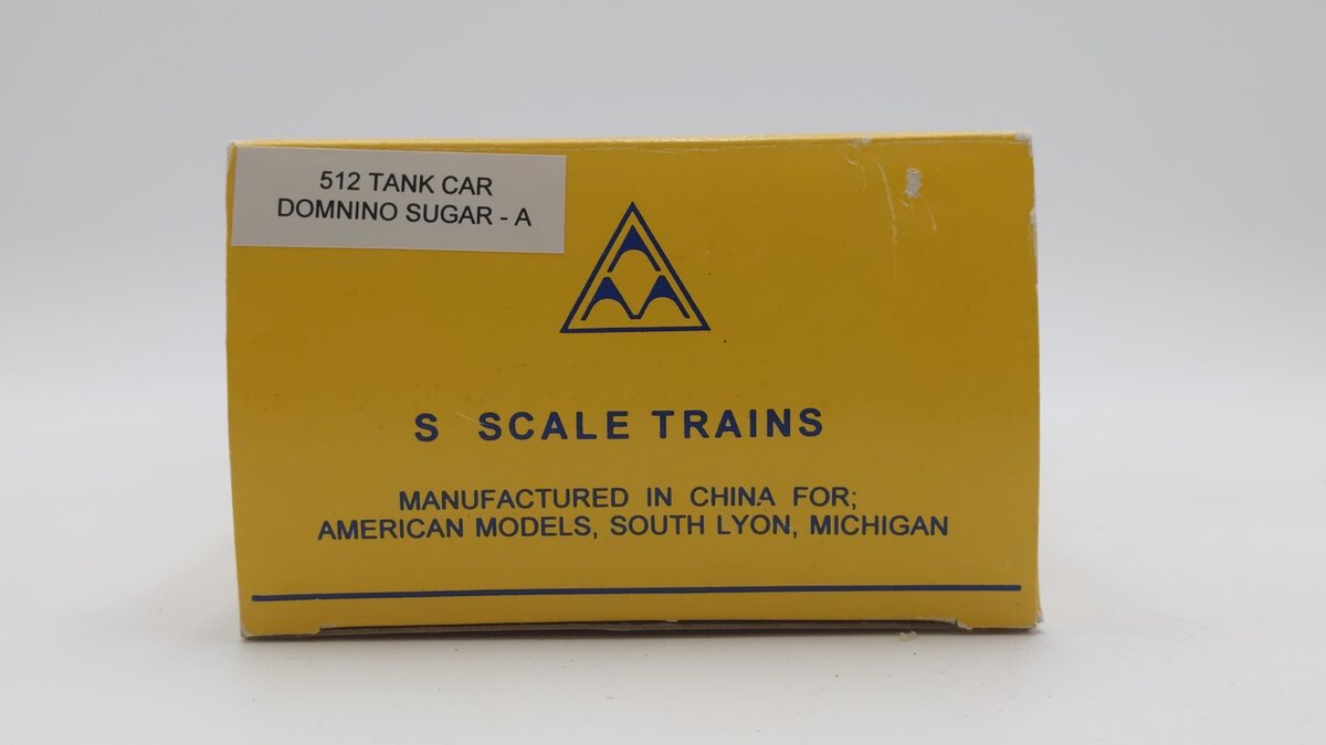 American Models 512 S Gauge Domino Sugar Tank Car #1700 EX/Box