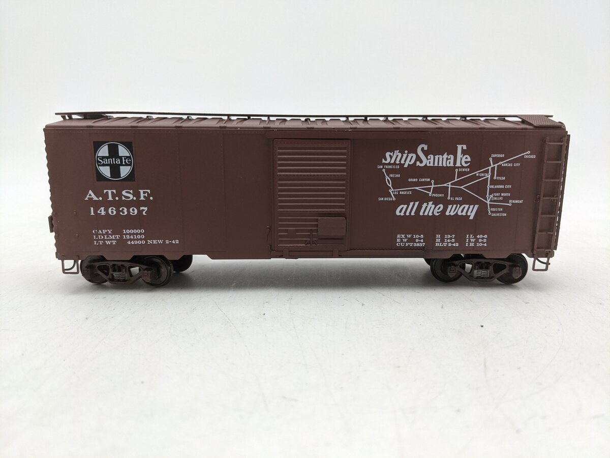 American Models 115 S Scale Santa Fe Box Car #146397 EX/Box
