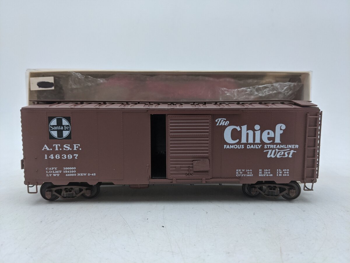 American Models 115 S Scale Santa Fe Box Car #146397 EX/Box