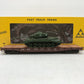 American Models 6018 S Scale (Scale) Santa Fe 46' Flat Car W/Load EX/Box