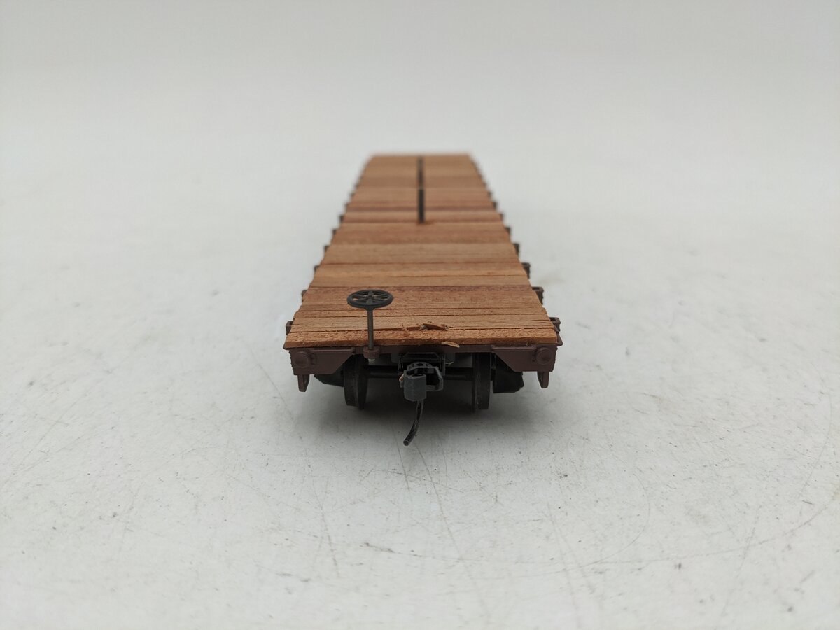 American Models 6018 S Scale (Scale) Santa Fe 46' Flat Car W/Load EX/Box