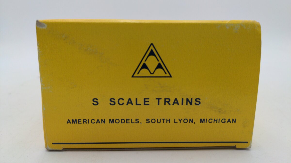 American Models 5007 S Scale Burlington Northern ACF 50' Ribside Box Car #121539 EX/Box