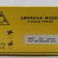 American Models 5007 S Scale Burlington Northern ACF 50' Ribside Box Car #121539 EX/Box