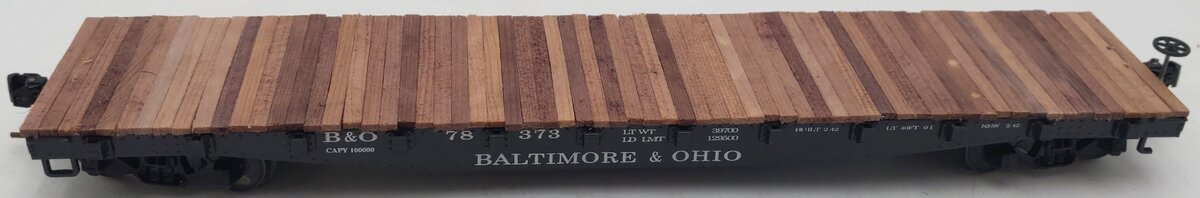 American Models 6001 S Gauge Baltiomre & Ohio #78352 46' Flatcar EX/Box