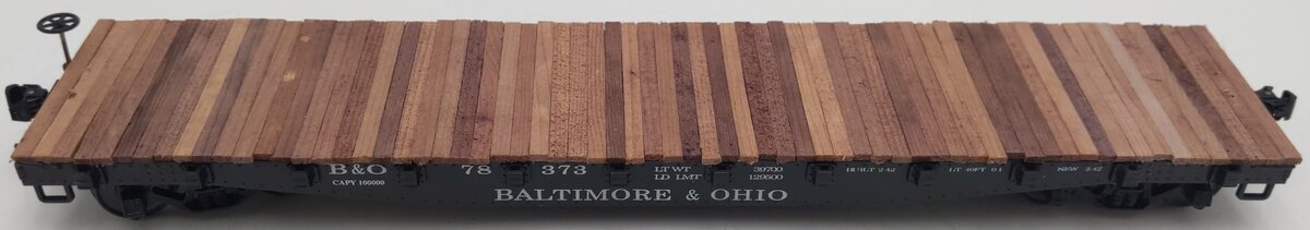 American Models 6001 S Gauge Baltiomre & Ohio #78352 46' Flatcar EX/Box