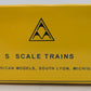 American Models 3203 S Scale Baltimore & Ohio 2 Bay Hopper Car #233636 EX/Box