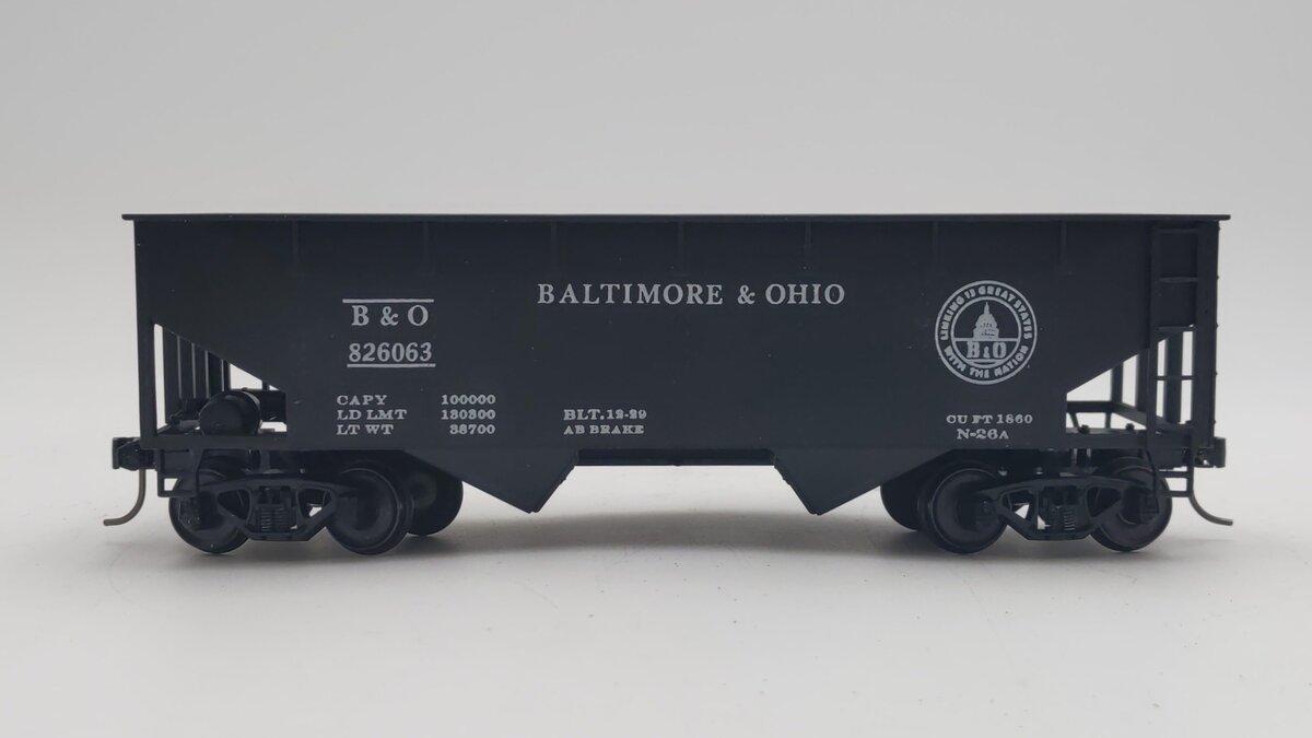 American Models 3268 S Scale B&O Hopper #826063 LN/Box