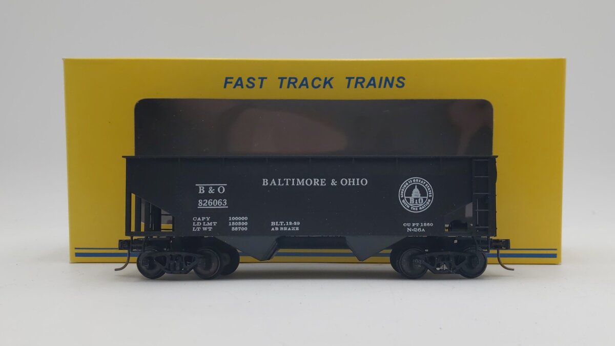American Models 3268 S Scale B&O Hopper #826063 LN/Box