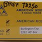 American Models 2232 S Scale Hi-Rail BREX Boxcar #76250 EX/Box