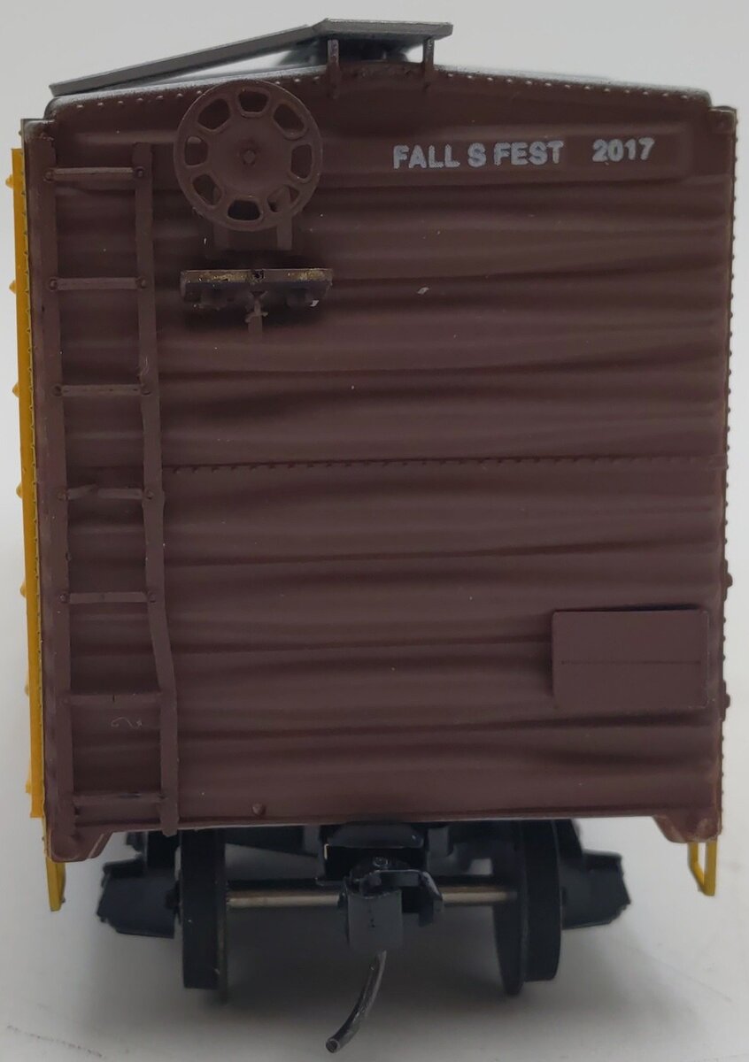 American Models 2232 S Scale Hi-Rail BREX Boxcar #76250 EX/Box