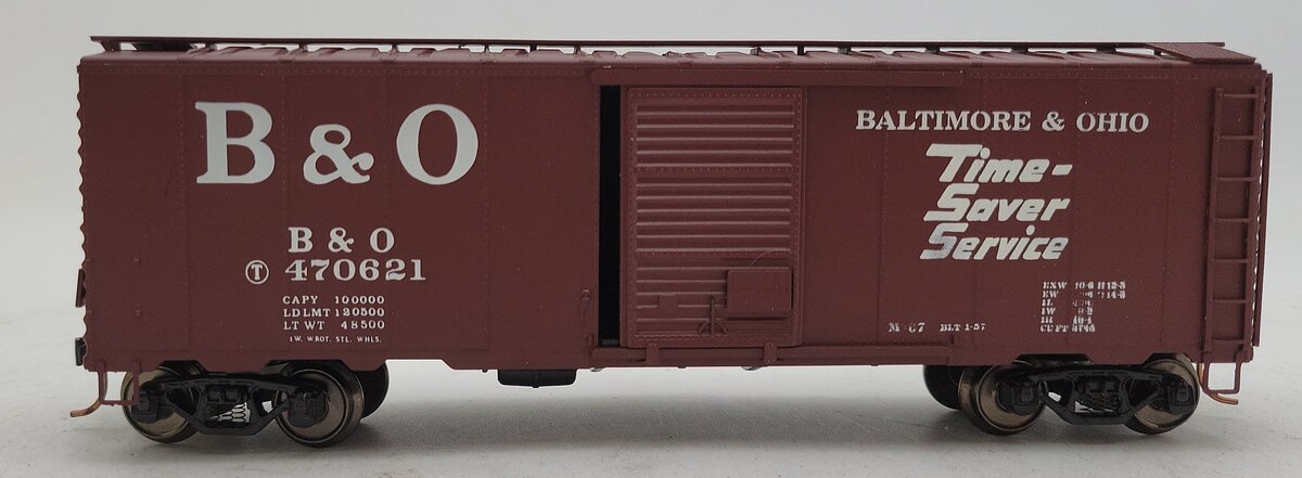American Models 1102 S Baltimore & Ohio 40' Boxcar #470621 LN/Box