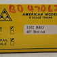 American Models 1102 S Baltimore & Ohio 40' Boxcar #470621 LN/Box