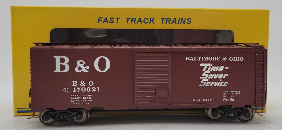 American Models 1102 S Baltimore & Ohio 40' Boxcar #470621 LN/Box
