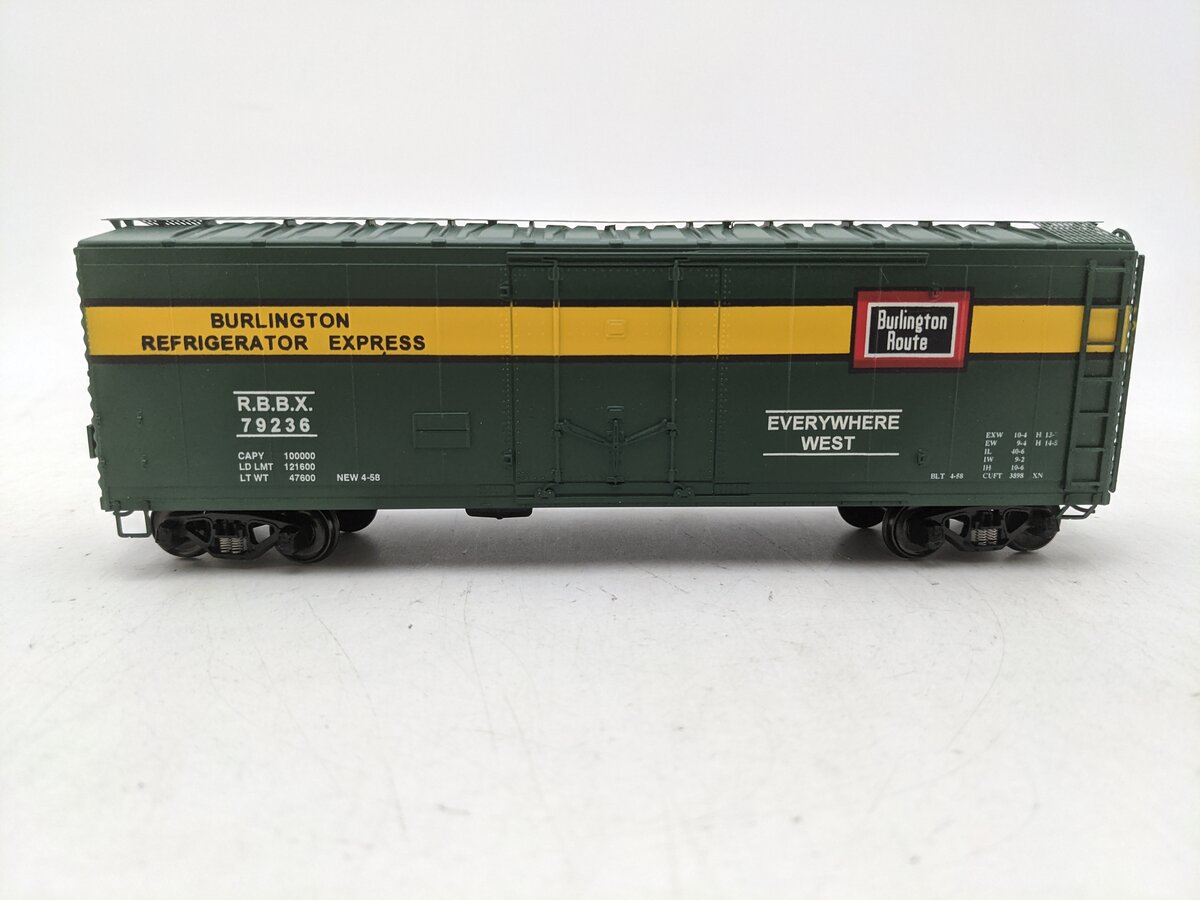 American Models 2223 S Burlington Express Reefer #79236-Scale EX/Box