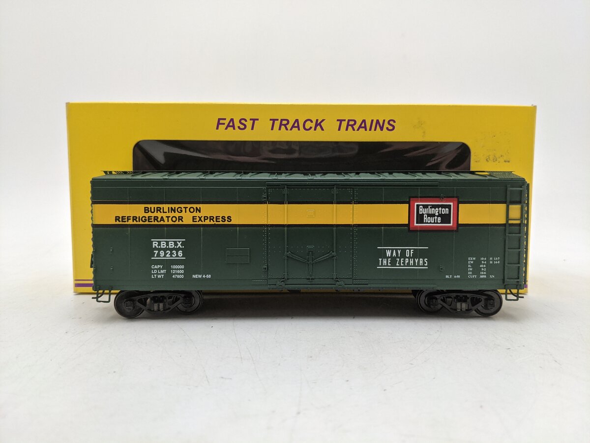 American Models 2223 S Burlington Express Reefer #79236-Scale EX/Box