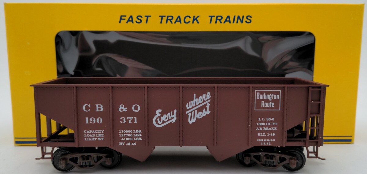 American Models 315 S CB&Q 2-Bay Hopper #190371 LN/Box