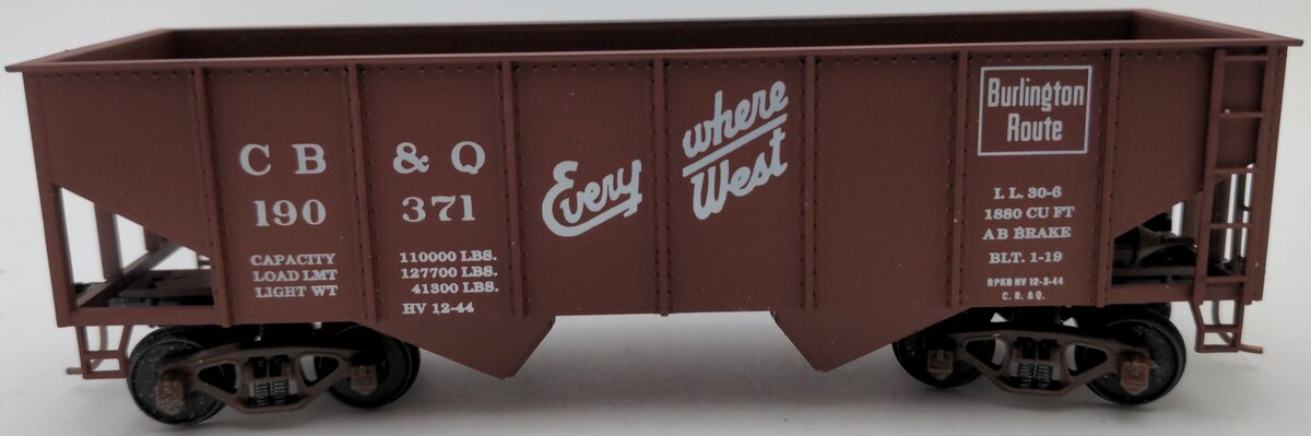 American Models 315 S CB&Q 2-Bay Hopper #190371 LN/Box