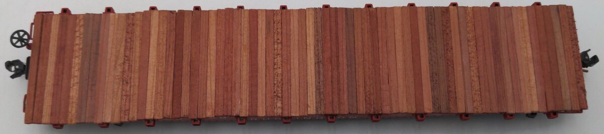 American Models 6002 S Scale RTR Burlington Flatcar #91453 LN/Box