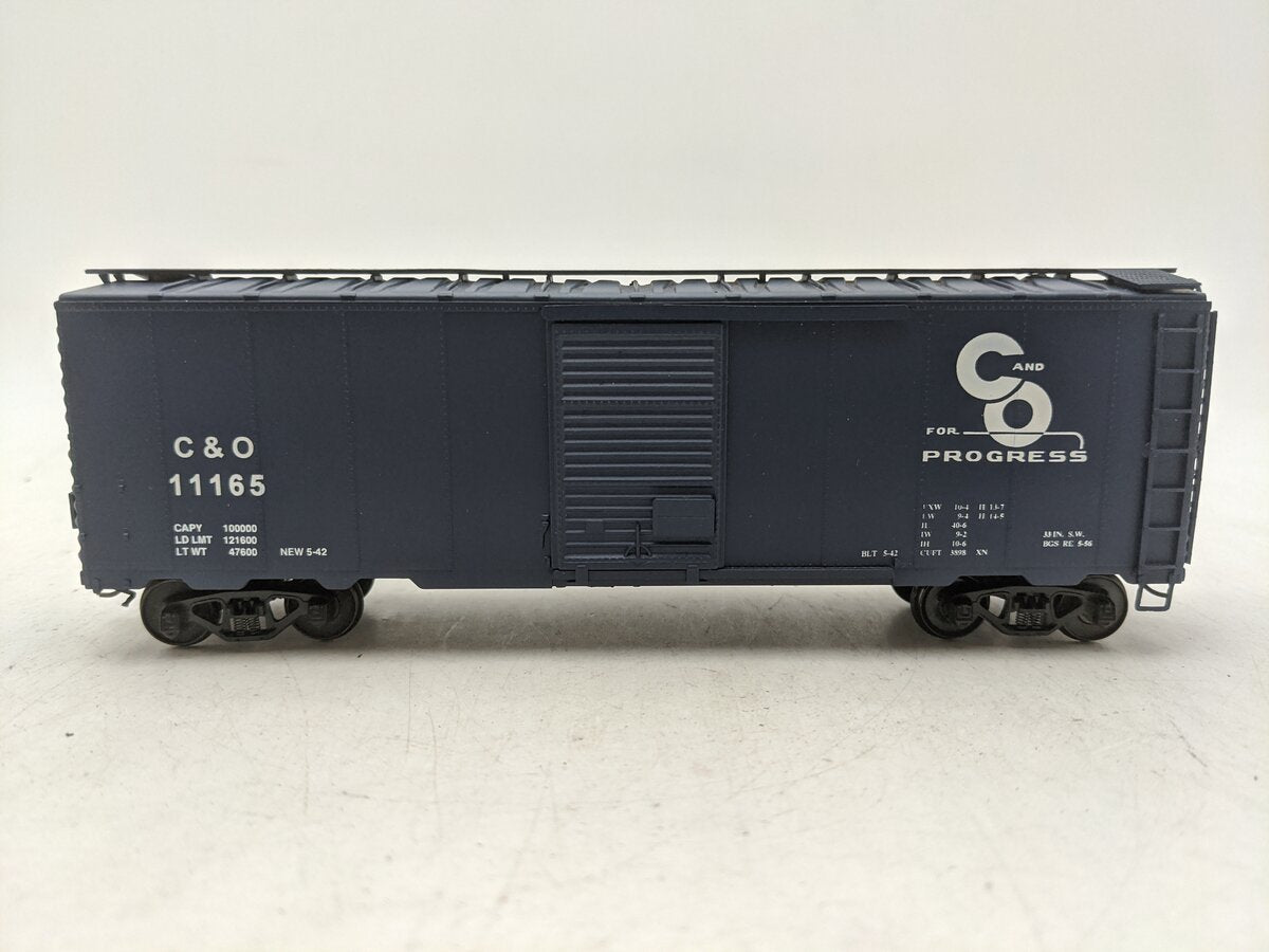 American Models 1119b S Scale Chesapeake & Ohio Boxcar #11165 EX/Box