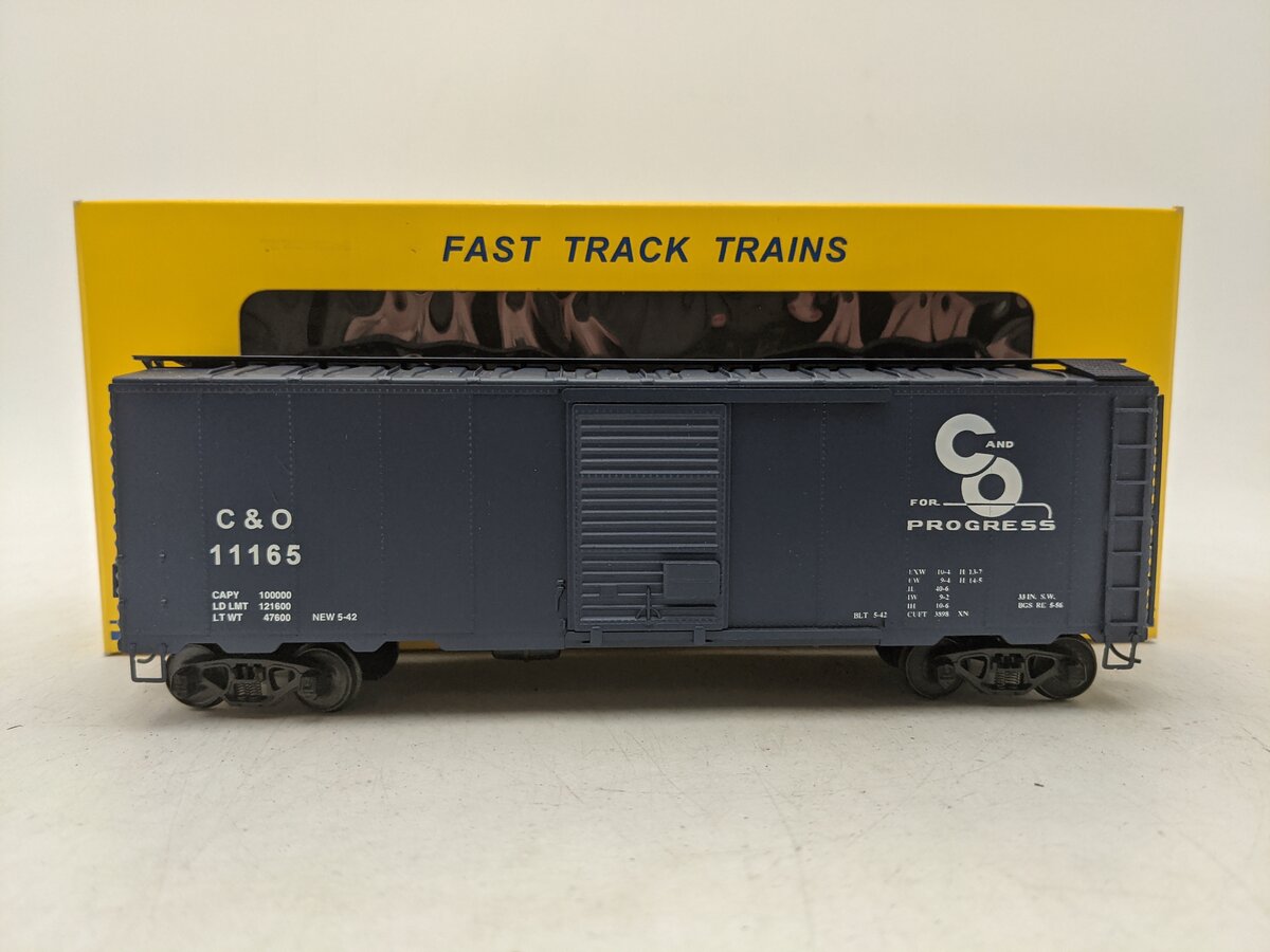 American Models 1119b S Scale Chesapeake & Ohio Boxcar #11165 EX/Box