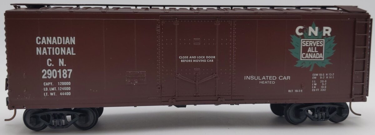 American Models 2208 S Gauge CN Plug Door Reefer #290187 EX/Box