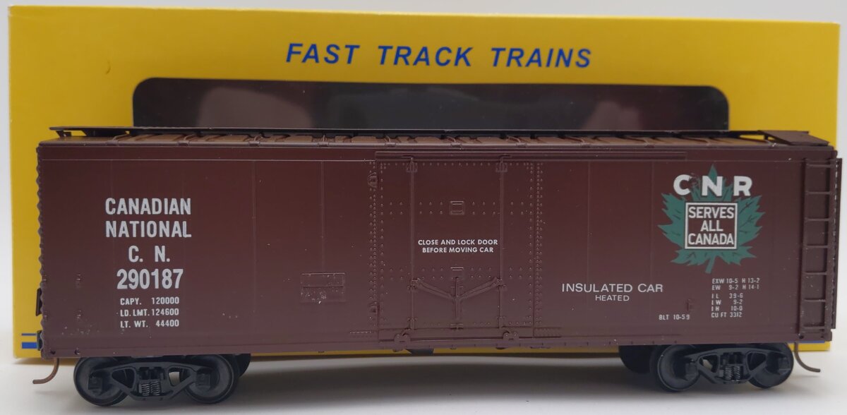 American Models 2208 S Gauge CN Plug Door Reefer #290187 EX/Box