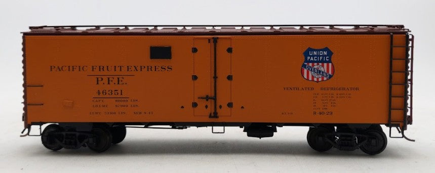 Des Plaines Hobbies SSA2302.3 S Scale Pacific Fruit Express Reefer Car #46351 LN/Box