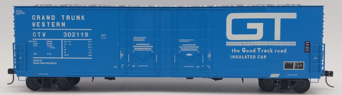Des Plaines Hobbies 1807.1 HO Grand Truck Western Evans Boxcar #302119 EX/Box