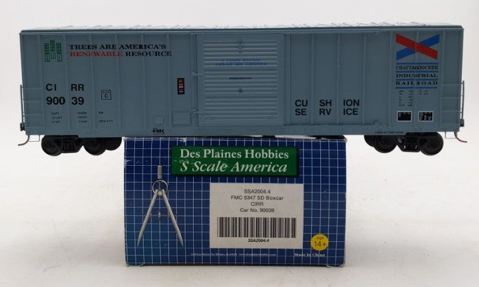 Des Plaines Hobbies SSA2004.4 S Chattahoochee Industrial FMC 5347 Boxcar #90039 LN/Box