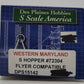 Des Plaines Hobbies 15142 S Scale Western Maryland 3-Bay Hopper #72304 LN/Box