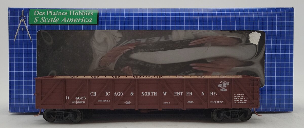 Des Plaines Hobbies SSA16012 S Scale Chicago North Western USRA Gondola #114625 LN/Box