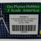 Des Plaines Hobbies SSA2304.3 S Gauge PFE Double Herald B&W Reefer Car #47564 EX/Box