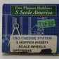 Des Plaines Hobbies 15081 "S" Scale C & O Chessie System 3-Bay Hopper #158971 LN/Box