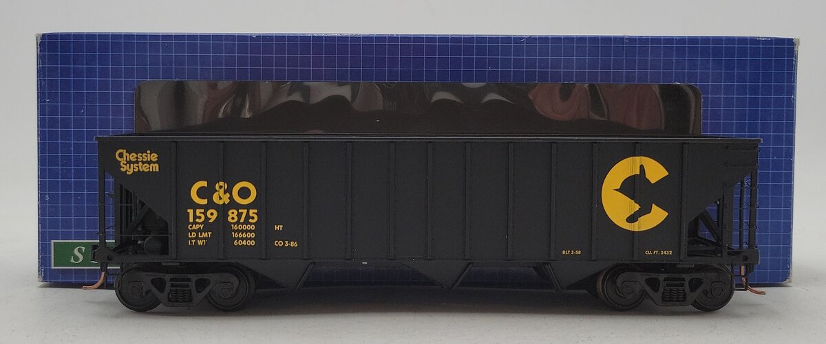 Des Plaines Hobbies 15082 "S"  C & O Chessie System 3-Bay Hopper #159875 EX/Box