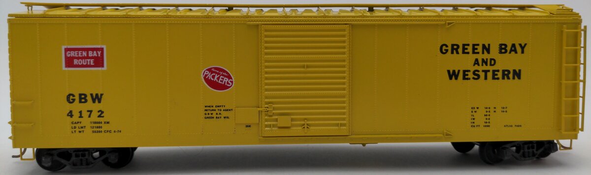 Pacific Rail 4172 S Scale Green Bay and Western Boxcar EX/Box