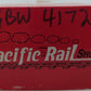 Pacific Rail 4172 S Scale Green Bay and Western Boxcar EX/Box