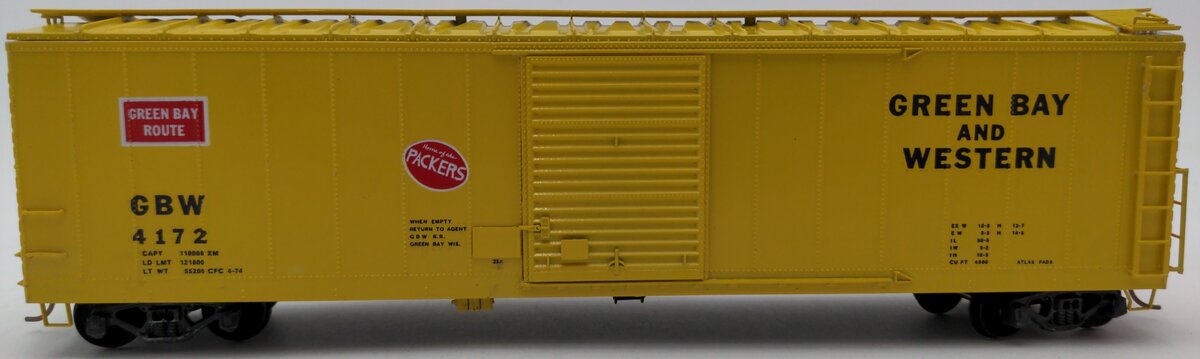Pacific Rail 4172 S Scale Green Bay and Western Boxcar EX/Box