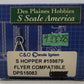 Des Plaines Hobbies 15083 "S" Scale C & O Chessie System 3-Bay Hopper #159879 EX/Box