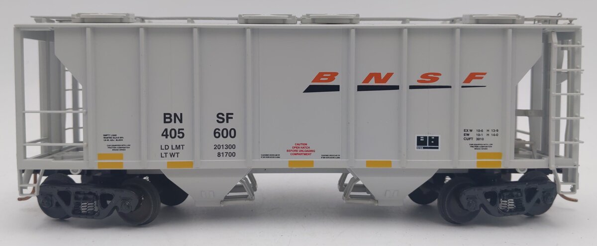 MTH 35-75015 S-Scale BNSF PS-2 (2-Bay) Covered Hopper Car #405600