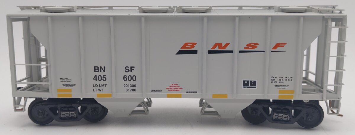 MTH 35-75015 S-Scale BNSF PS-2 (2-Bay) Covered Hopper Car #405600