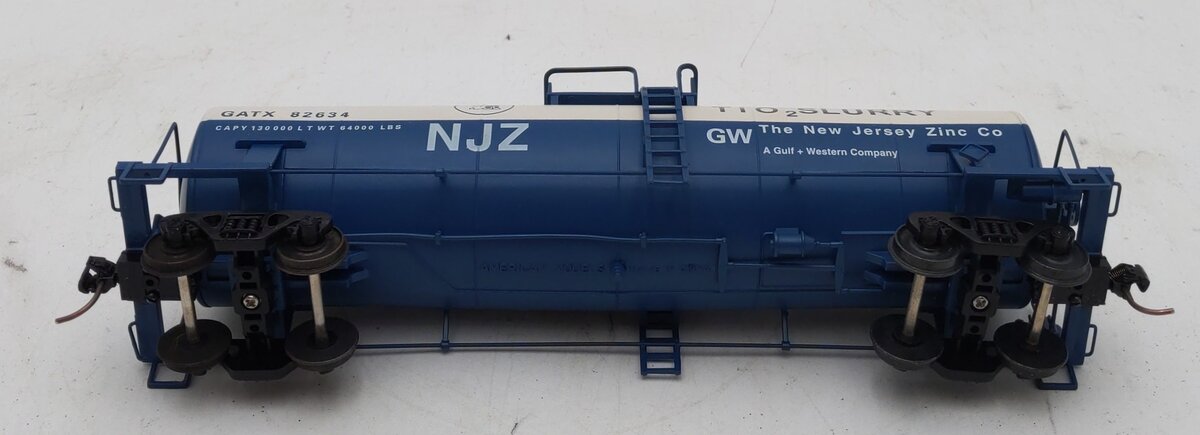 American Models 507 S Scale New Jersey Zinc Slurry Tank Car LN/Box