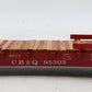 American Models S Scale Chicago Burlington & Quincy 2011 Flatcar #95303 LN/Box
