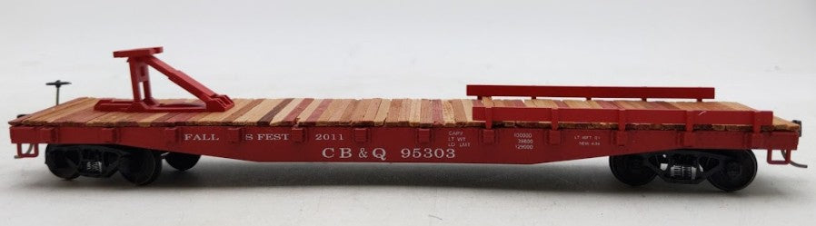 American Models S Scale Chicago Burlington & Quincy 2011 Flatcar #95303 LN/Box